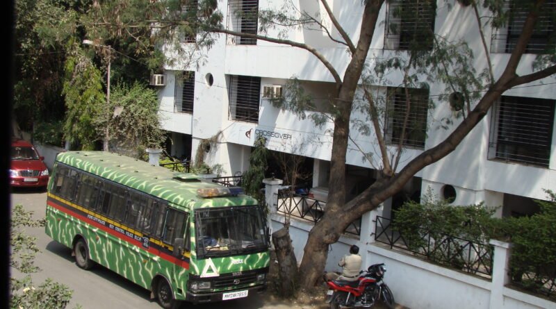 Pune City Police riot control vehicle in Koregaon Park, representative image for Pune police news