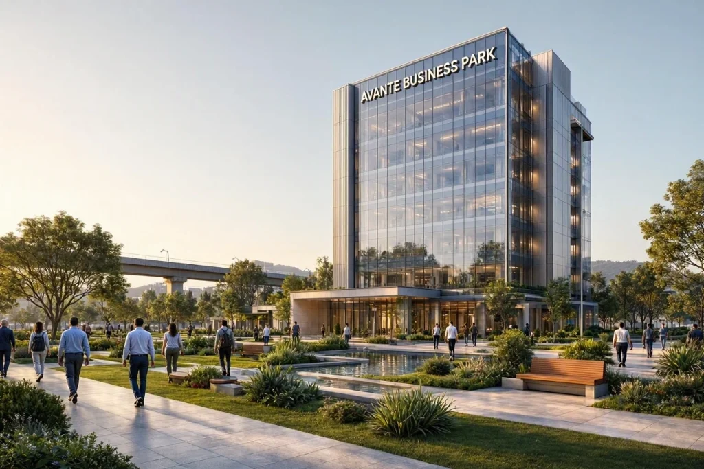[AI-generated image] The upcoming Avante Business Park Kothrud is set to bring 1.7 million sq ft of Grade A office space to western Pune, designed to meet the growing demand from Global Capability Centres (GCCs).